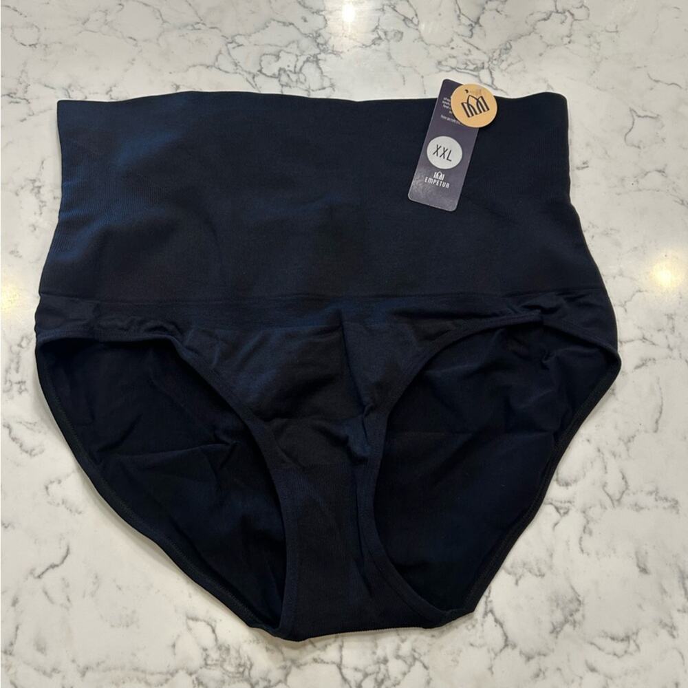 NWT Empetua Black All‎ Day Every Day Shaper Panty Brief Size XXL